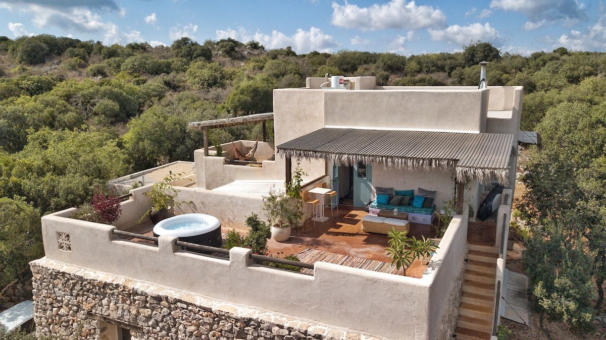 At Renata's in Abbirim, Western Galilee, Israel